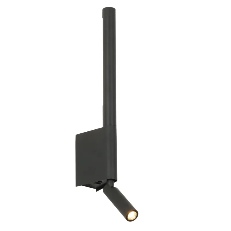 Dostępne od ręki Lampa ścienna EXPLORE czarna 43 cm MB81806-BK - Step Into Design