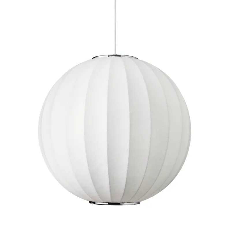 Nowy Lampa wisząca SILK biała 30 cm ST-2330-30 - Step Into Design