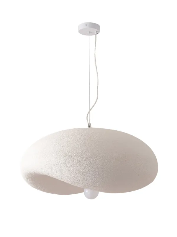 Lampa wisząca STONE FLAT biała 60 cm DN429-600 - Step Into Design Premium