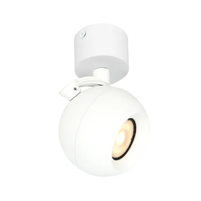 Tylko dziś Reflektor sufitowy metalowy biały 1-punktowy SPL-45379-1R-WH z serii LAFIN - Lampy Italux