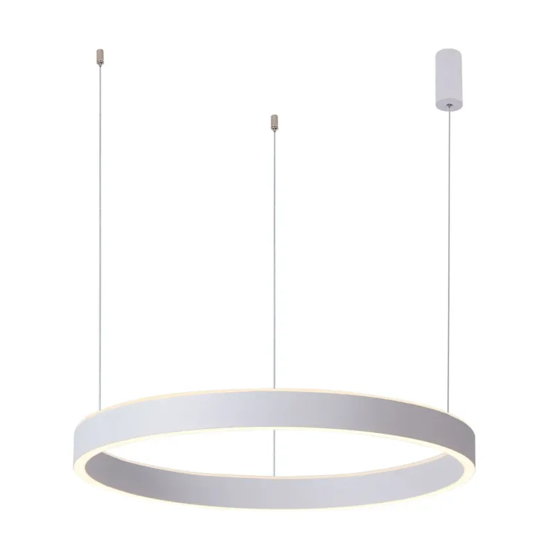 Ekspresowa dostawa Lampa wisząca LED biała okrągła 98cm PND-56215D-100RPP-WH-3KS4K-TRDIMM z serii BRASCO - Lampy Italux