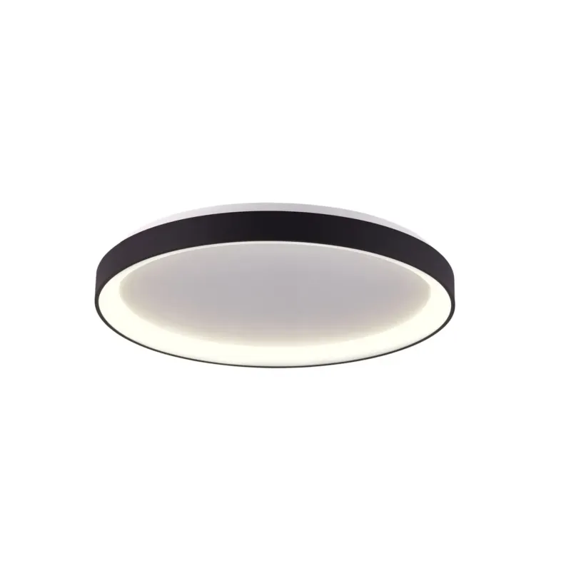 Plafon LED okrągły czarny 58cm PLF-53675-058RC-BK-3KS4K-TRDIMM z serii Vico - Lampy Italux Ekspresowa dostawa