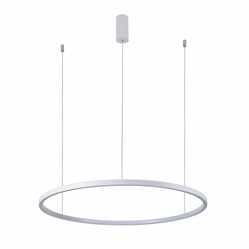 Darmowy zwrot Lampa wisząca LED biała okrągła 80cm PND-56135B-080RPP z serii Vinola - Lampy Italux