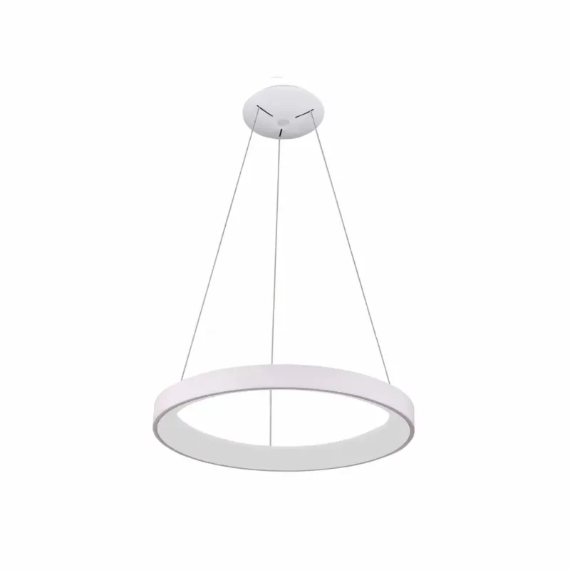 Szybka wysyłka Lampa wisząca LED okrągła biała 48cm PND-53675-048RPC-WH-3KS4K z serii Vico - Lampy Italux