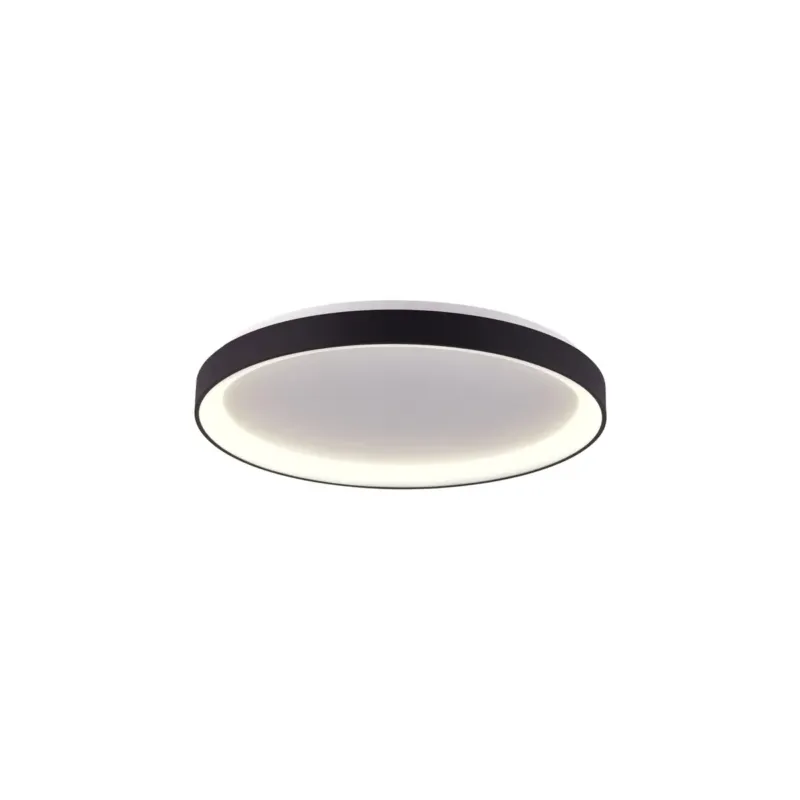 Plafon LED okrągły czarny 48cm PLF-53675-048RC-BK-3KS4K z serii Vico - Lampy Italux Ostatnie sztuki