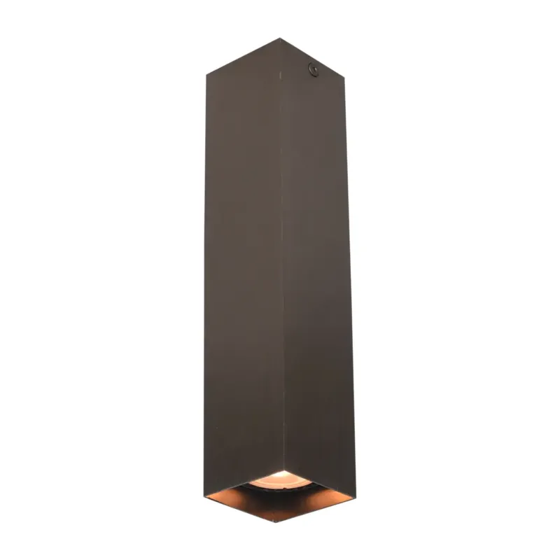 Popularny Lampa sufitowa metalowa brązowa kwadratowa CLN-28394-L-BRO z serii ANDER - Lampy Italux