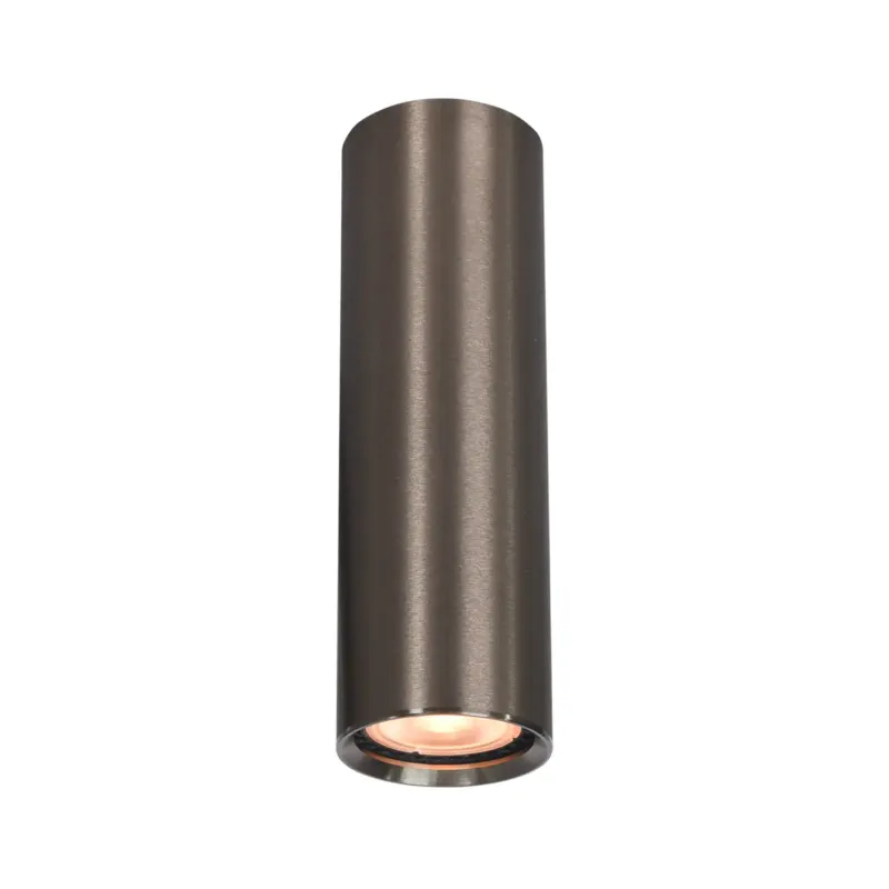Lampa sufitowa metalowa brązowa tuba CLN-48930-M-BRO z serii Lopus - Lampy Italux Zamów dziś