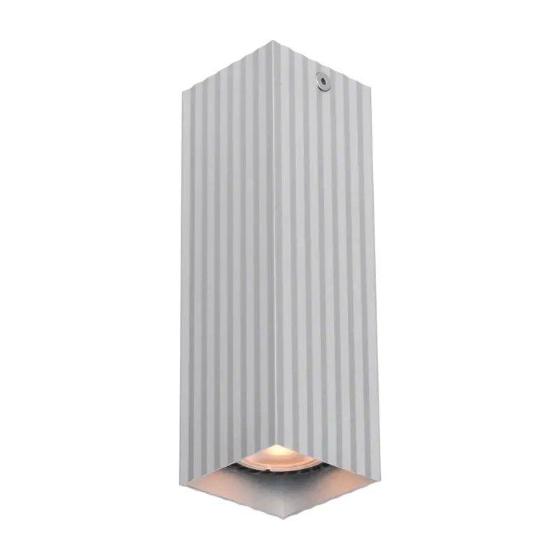 Bestseller Lampa sufitowa metalowa srebrna kwadratowa CLN-37492-M-ALU z serii Tecno - Lampy Italux
