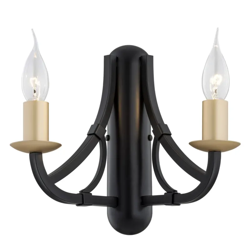Kinkiet elegancki czarny LORENZO 7181 - Argon Kup online