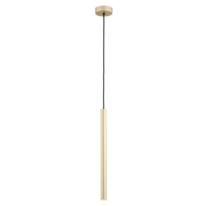 Lampa wisząca nowoczesna LED RIO 8327 złota rurka - Argon Ekspresowa dostawa