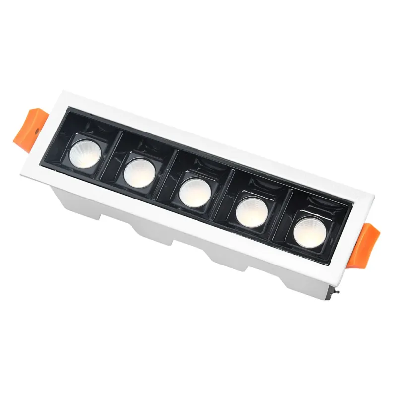 Lampa liniowa LED wpuszczana podtynkowa 10W 3000K biała 584 - Decorativi Premium