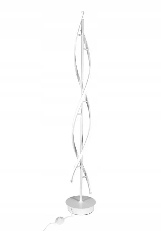Oferta czasowa Designerska biała lampa podłogowa do salonu z pilotem LED 70W 403 - Decorativi