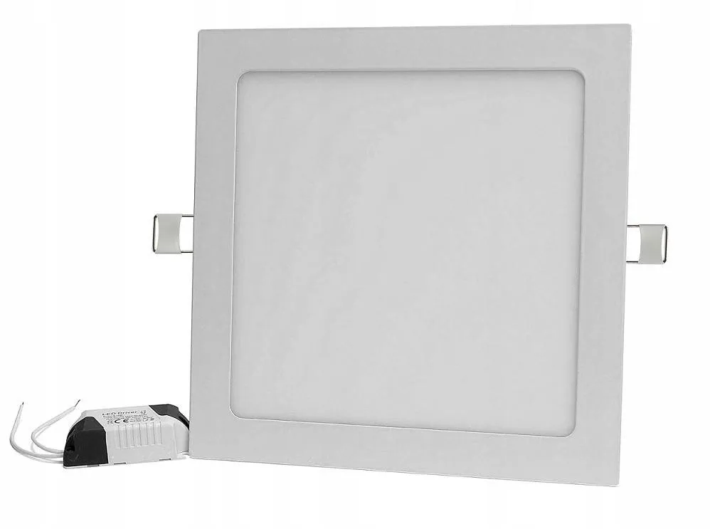Nowy Kwadratowy Plafon LED podtynkowy 18W B. neutralna 4000K 179 - Decorativi