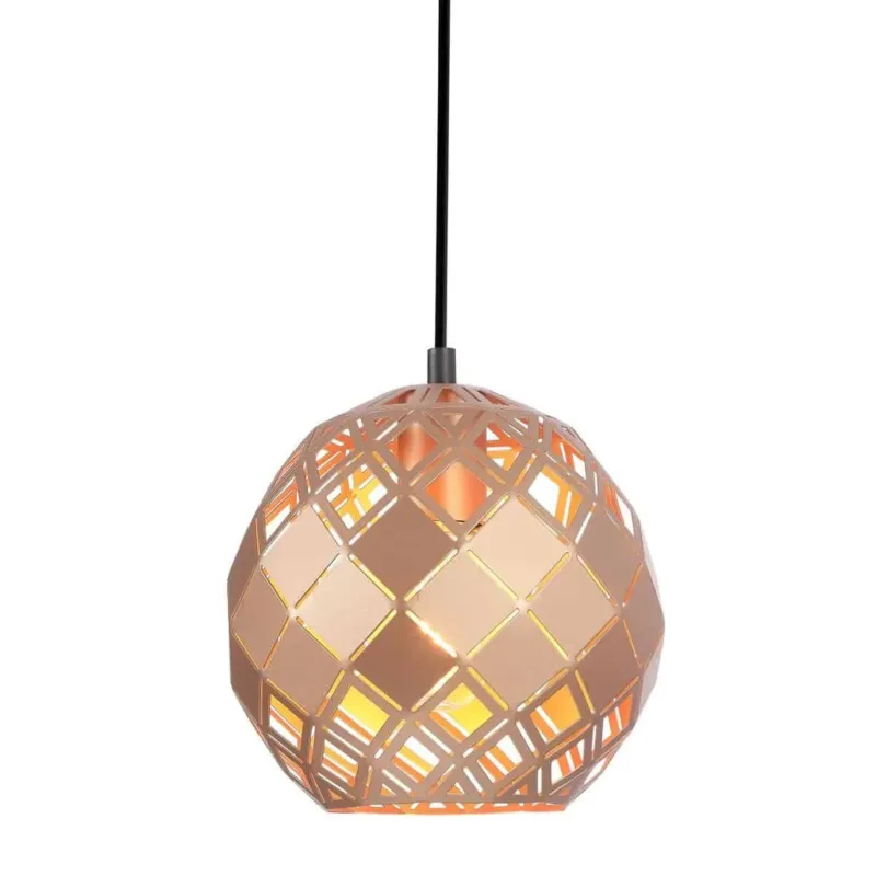 Lampa wisząca metalowa złota ażurowa PND-34221-1S-GD z serii PAULELA - Lampy Italux Bestseller