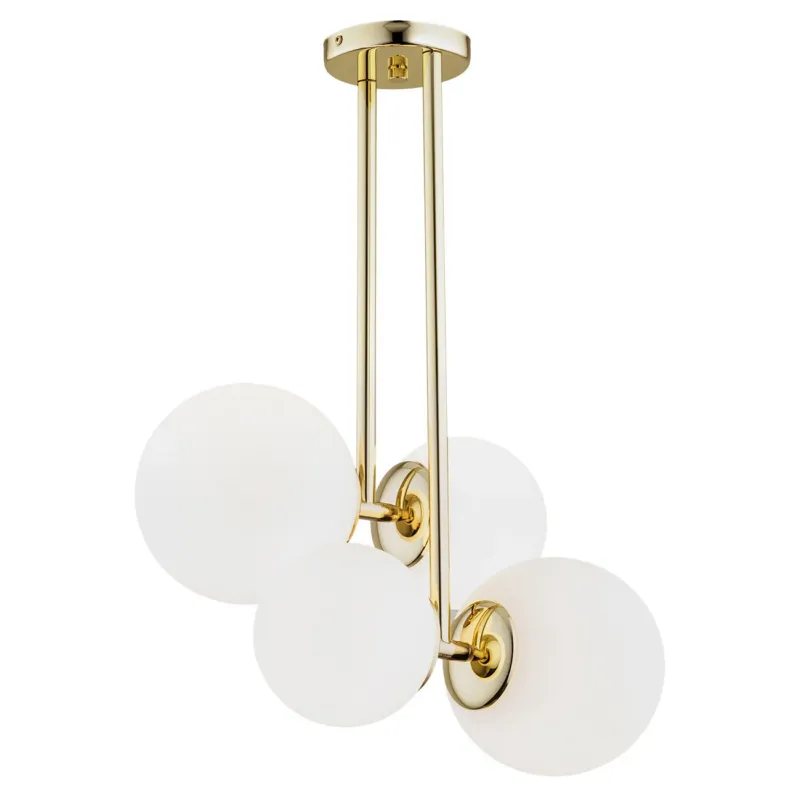 Lampa wisząca nowoczesna MORITZ 1743 złoto i biel - Argon Wybór klientów