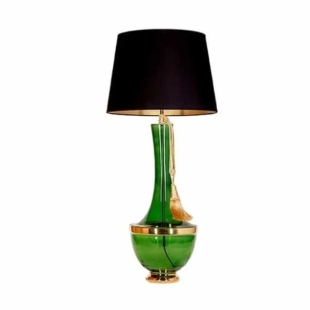 Najlepsza cena Lampa stołowa ekskluzywna do salonu TROYA GREEN L232272257 - 4Concepts