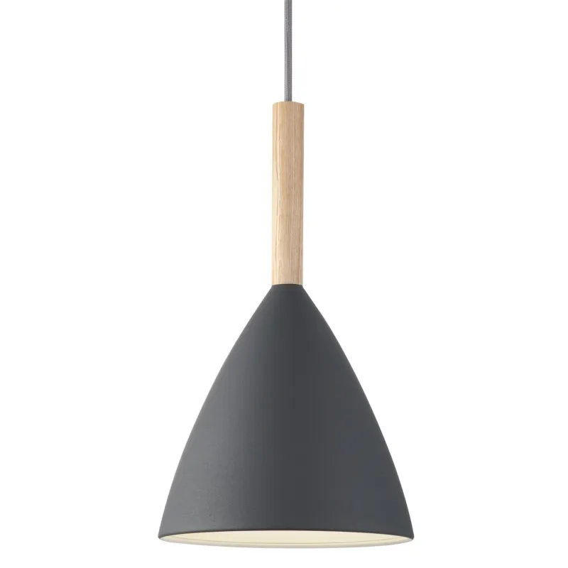 Oferta limitowana Lampa skandynawska wisząca czarna Pure 20 43293010 - Design For The People