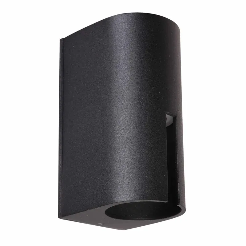 Kinkiet zewnętrzny LED czarny metalowy 13cm 603/BK-9 z serii Rovigo - Lampy Italux Oferta