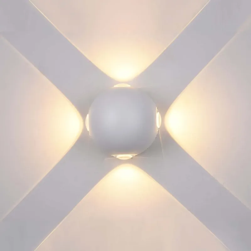 Kinkiet LED biały metalowy 10cm PL-307W z serii CARSOLI - Lampy Italux Wysoka jakość