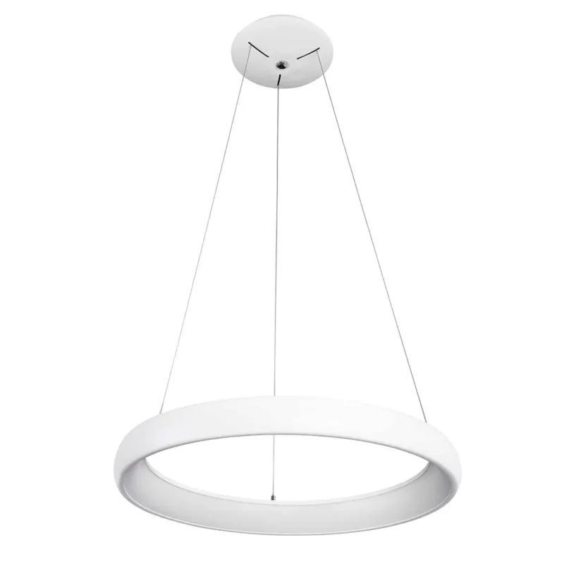 Super okazja Lampa wisząca LED biała okrągła 61cm 5280-850RP-WH-3 z serii Alessia - Lampy Italux