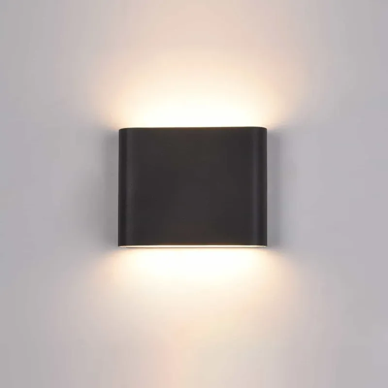 Kinkiet metalowy czarny LED IP54 PL-206B z serii Romano - Lampy Italux Sprawdź teraz