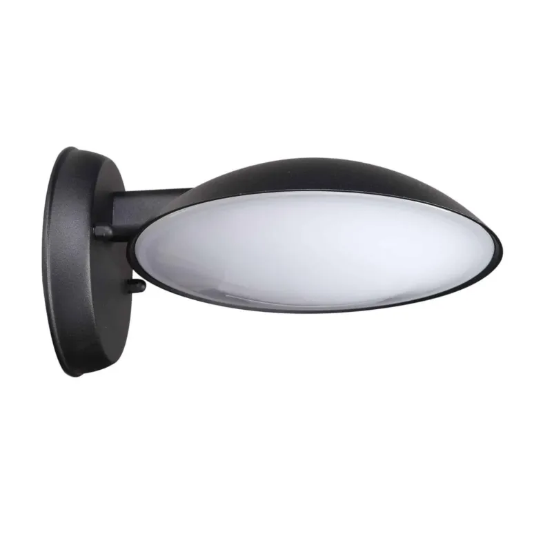 Kinkiet zewnętrzny LED czarny metalowy IP44 6691/BK-9 z serii PIOMBINO - Lampy Italux Łatwy zwrot