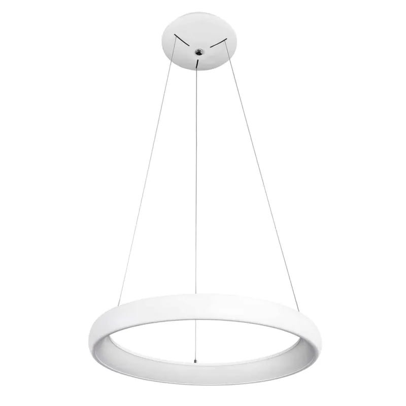 Lampa wisząca LED biała okrągła 51cm 5280-840RP-WH-3 z serii Alessia - Lampy Italux Wysoka jakość
