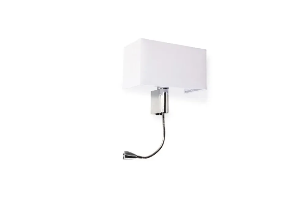 Azzardo Lampa podłogowa metalowa chromowana z modułem LED AZ2418 z serii AMADEO Ostatnia szansa