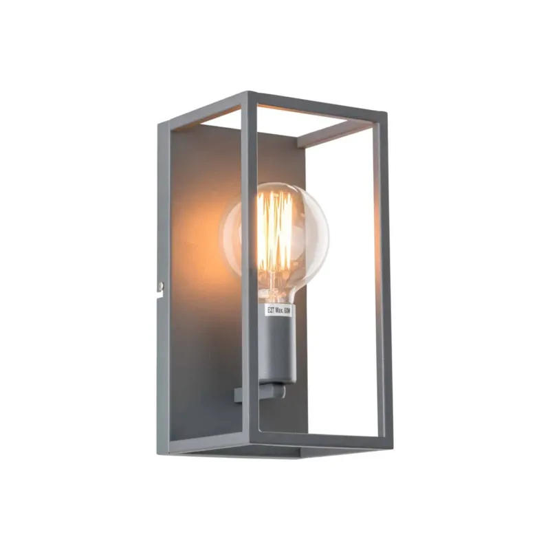 Kinkiet metalowy szary geometryczny MB-BR4366-W1 GR z serii Sigalo - Lampy Italux Oferta limitowana