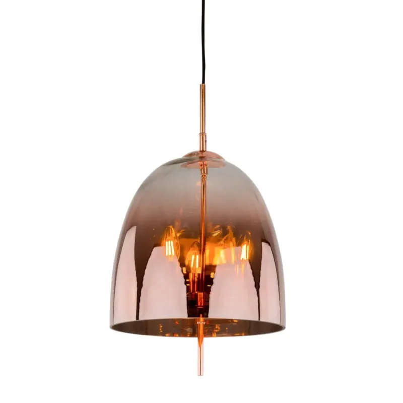 Lampa wisząca miedziana metalowa 3-punktowa MD-OYD-10310B-SP3 z serii Alan - Lampy Italux Wysoka jakość