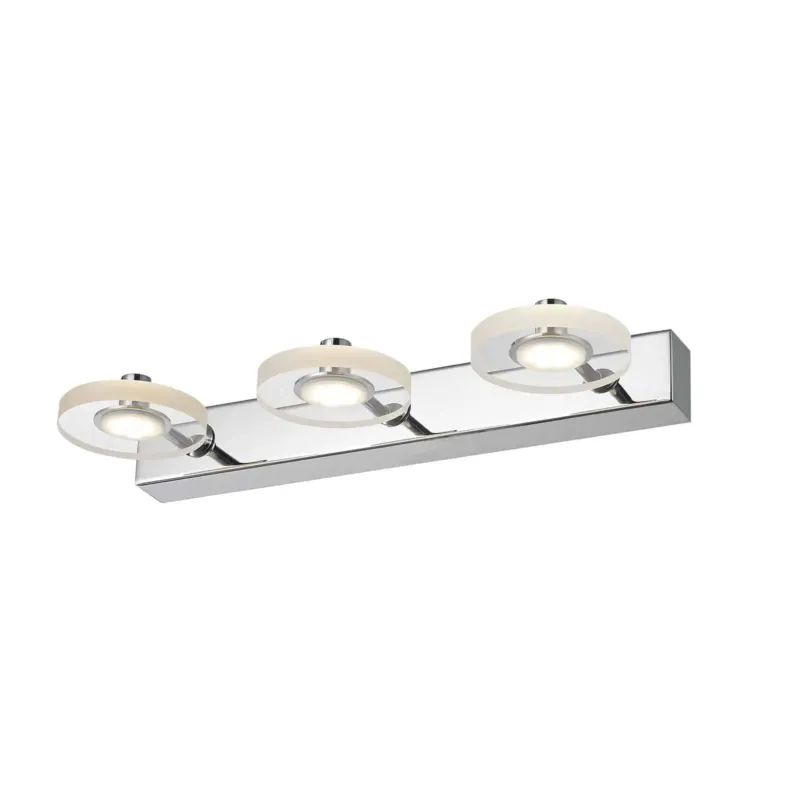 Łatwy zwrot Kinkiet LED chromowany 3-punktowy 38,5cm MB1225/3 z serii Harmony - Lampy Italux
