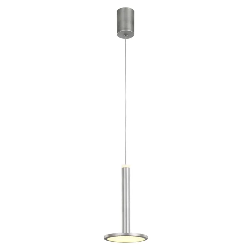 Rabat Lampa wisząca LED metalowa srebrna 15cm MD17033012-1A z serii OLIVER - Lampy Italux