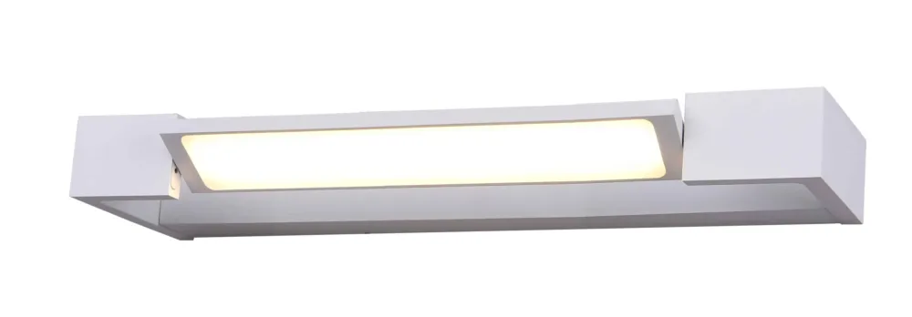 Wyprzedaż Azzardo Kinkiet łazienkowy biały metalowy 30cm IP44 AZ2789 z serii DALI