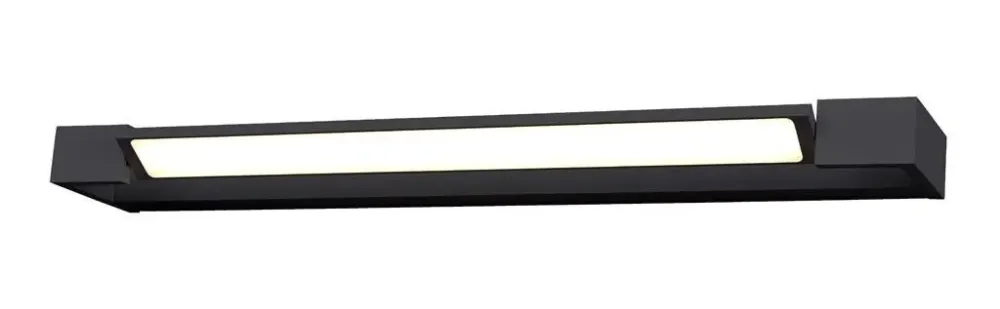 Azzardo Kinkiet łazienkowy czarny metalowy 120cm LED AZ2898 Hit sprzedaży