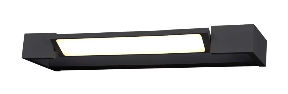 Azzardo Kinkiet łazienkowy czarny metalowy 30cm IP44 AZ2885 z serii DALI Nowy