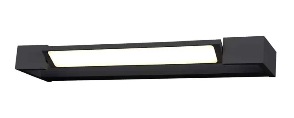 Azzardo Kinkiet łazienkowy czarny metalowy 45cm LED AZ2893 Łatwy zwrot