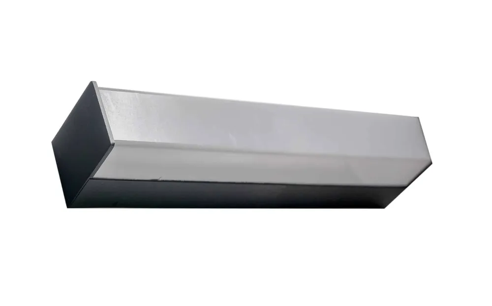 Taniej Azzardo Kinkiet łazienkowy nad lustro czarny metalowy 60cm AZ2614 z serii PETER