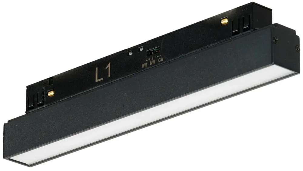 Tylko dziś Azzardo Reflektor szynowy magnetyczny czarny LED 12W AZ6236 z serii ALFA SAGA 2LINE