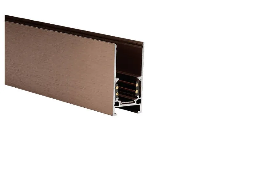 Bezpieczna płatność Azzardo Szyna magnetyczna metalowa brązowa 200cm AZ6357 z serii ALFA MAGNETIC