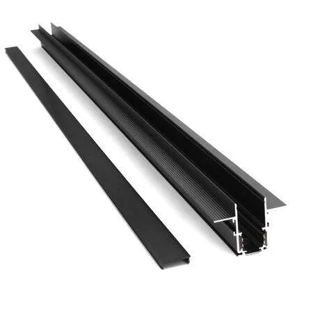 Szyna magnetyczna 1F podtynkowa czarna 150cm 1027 – Decorativi Ekspresowa dostawa