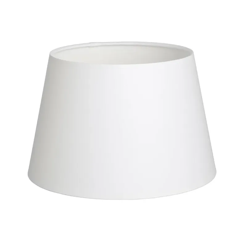 Rabat Abażur tekstylny biały 24cm do lampy stołowej R14456 - Rendl
