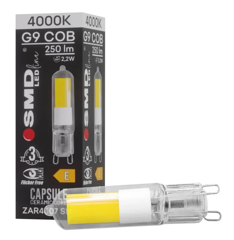 ŻARÓWKA G9 LED COB NW 2,2W 250lm 3Y 4007 CAPSULE ZAR4007SLL - SMD LEDline Tylko do końca tygodnia