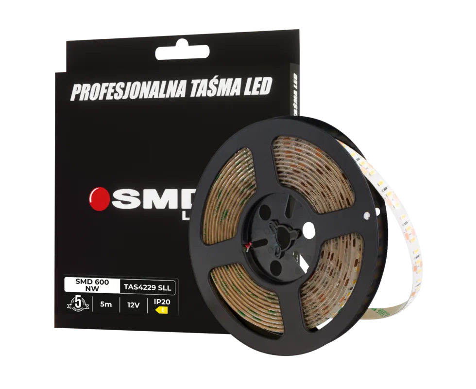 Bezpieczna płatność TAŚMA LED 600 SMD2835 CW IP66 SMD LEDline3Y 5M TAS4281SLL - SMD LEDline