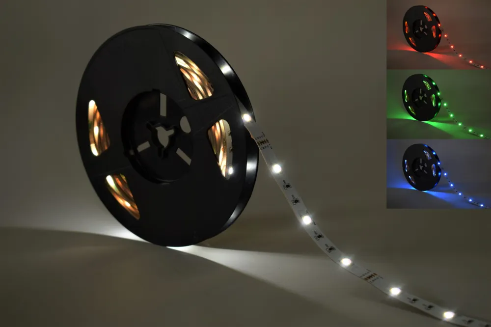 Taśma LED 150 SMD 5050 24V 7,2W RGB CW 10mm NANO 1m 05TS24GN01550RGZ08 - Gerled Wysoka jakość