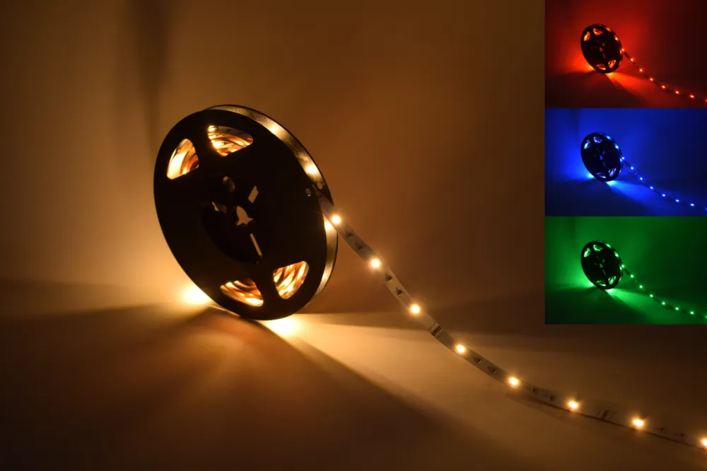 Super okazja Taśma LED 150 SMD 5050 24V 7,2W RGB WW 10mm IP20 1m 05TS24GW01550RGC08 - Gerled