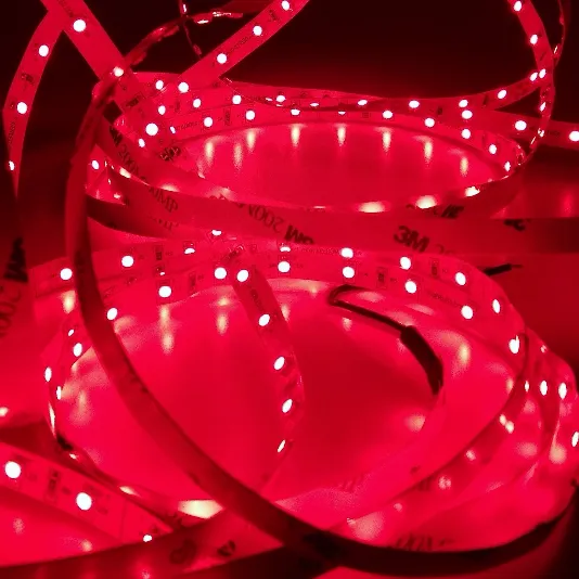 Dostępne od ręki Taśma LED 300 SMD 3528 24V 4,8W Czerwony 8mm IP65 1m 05TS24GZ03035CZ0XX - Gerled