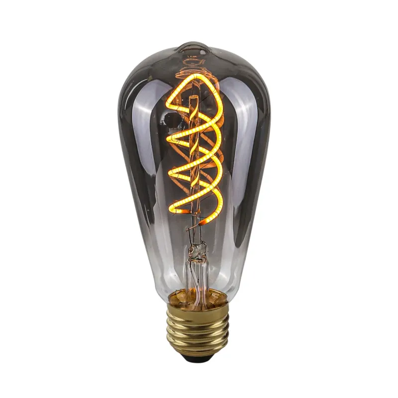 Ostatnia szansa Żarówka LED E27 4W 2200K ST64 Spiral Smoke 801551 ST64 - Italux