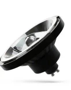 ŻARÓWKA GU10 LED AR111 12W KOLOR CZARNY 3000K Dostępne od ręki
