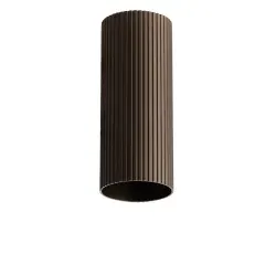 Zamów teraz Azzardo Klosz metalowy brązowy cylindryczny 20cm AZ6402 z serii LUCAS RIBBED TUBE