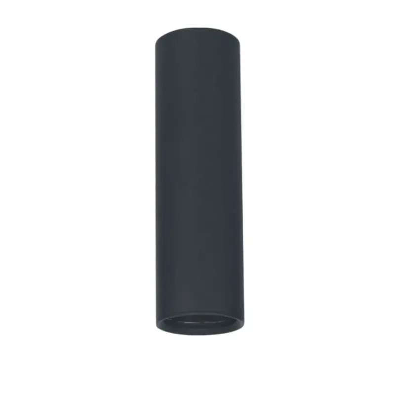 Bestseller Azzardo Klosz metalowy czarny tubowy 20cm AZ6117 z serii LUCAS TUBE